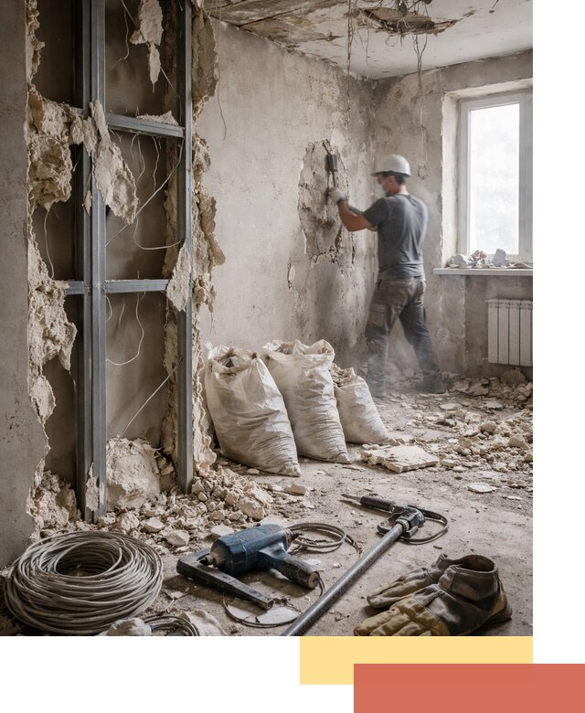 Профессиональный демонтаж зданий и конструкций в Белове