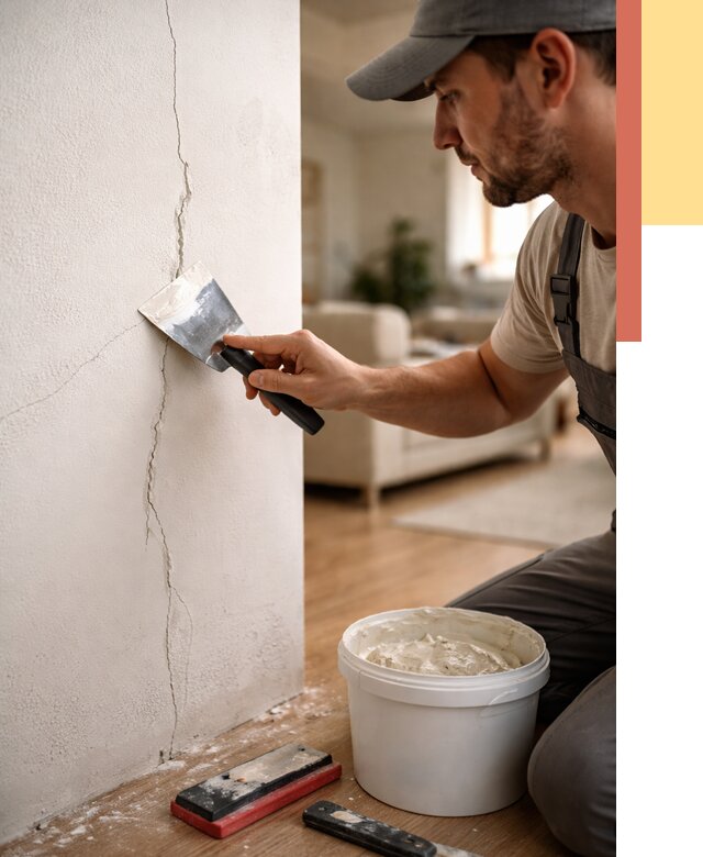 Заделка трещин и сколов в Белове от 2660 руб. — быстро и недорого | ОТДЕЛОЧНИК-Блв