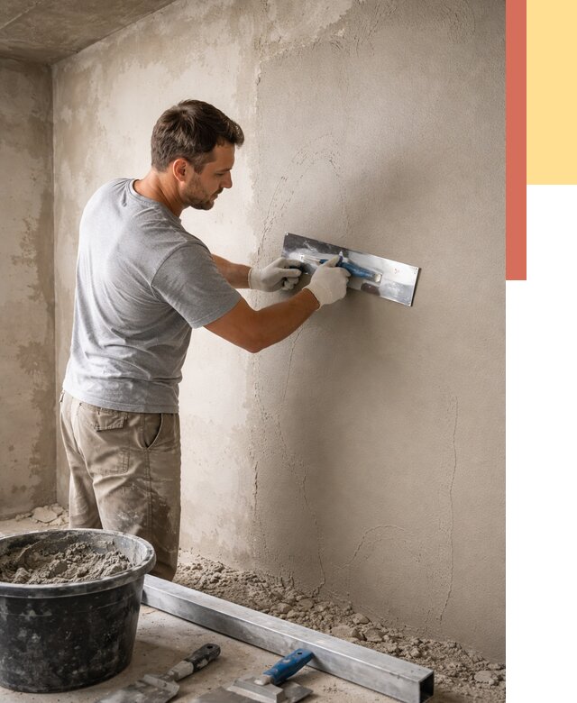 Штукатурка стен без маяков в Белове от 7818 руб/м2 — услуги и цена | ОТДЕЛОЧНИК-Блв