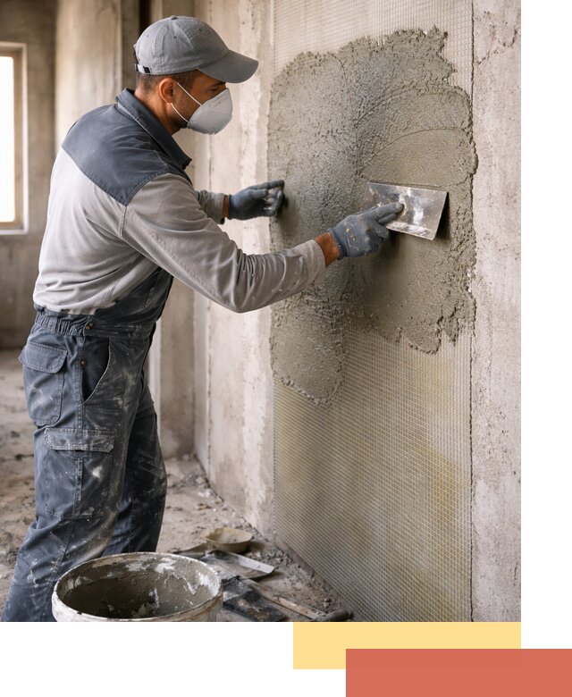 Штукатурка стен по сетке в Белове под ключ качественно и быстро