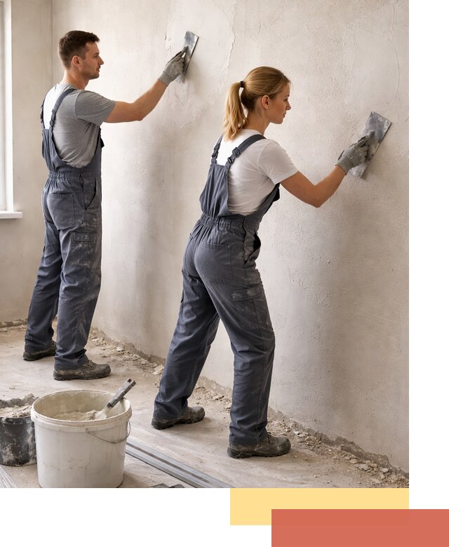 Штукатурка стен под обои в Белове профессионально и быстро