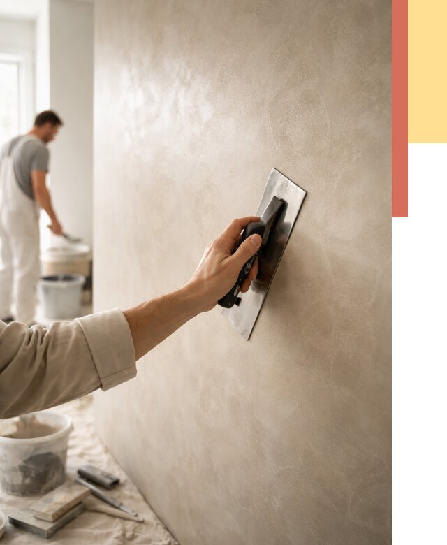 Венецианская штукатурка в Белове от 3801 руб/м² — нанесение стен под ключ | ОТДЕЛОЧНИК-Блв