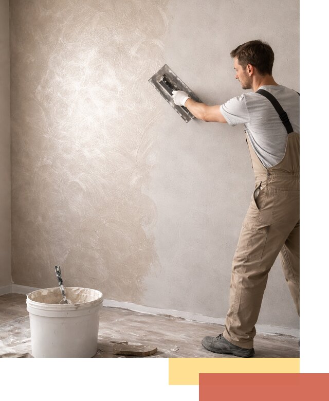 Декоративная штукатурка «Мокрый шелк» под ключ в Белове