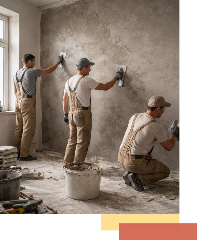 Декоративная штукатурка под бетон в Белове для стен и потолков