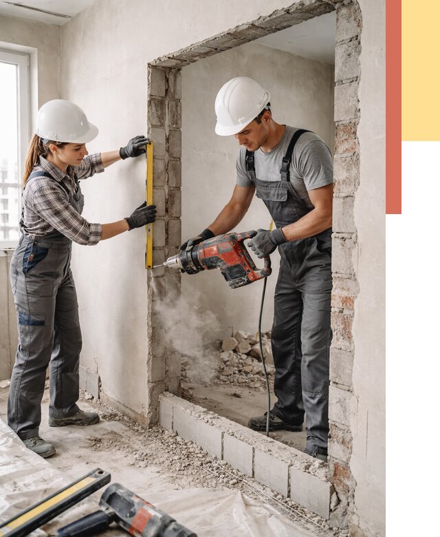 Создание проемов в стенах в Белове от 7058 руб. — алмазная резка и расширение | ОТДЕЛОЧНИК-Блв