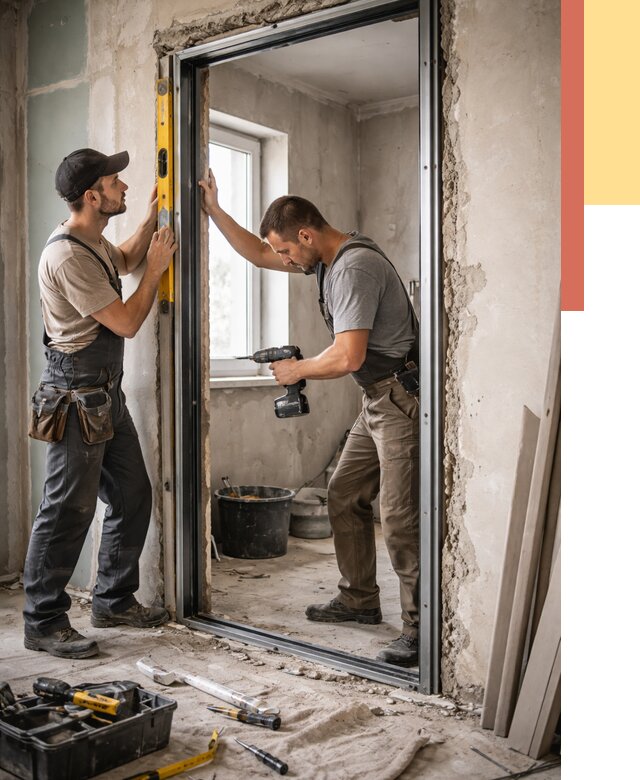 Закладка дверного проема в Белове от 3801 руб. — быстро и недорого | ОТДЕЛОЧНИК-Блв