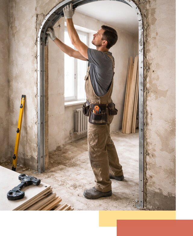 Устройство арочного проема в Белове под ключ