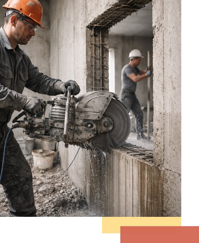 Алмазная резка проемов в Белове быстро и точно