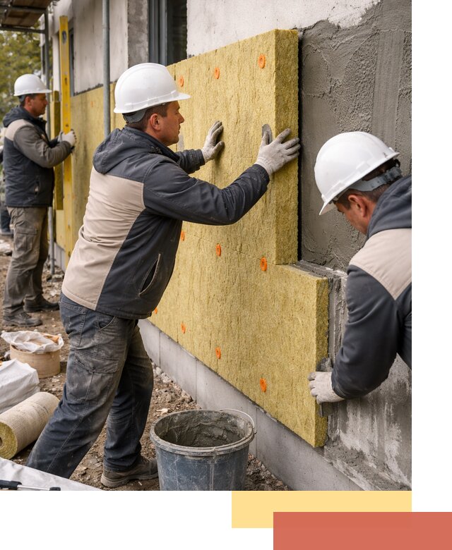 Утепление стен минватой в Белове — тепло и звукоизоляция