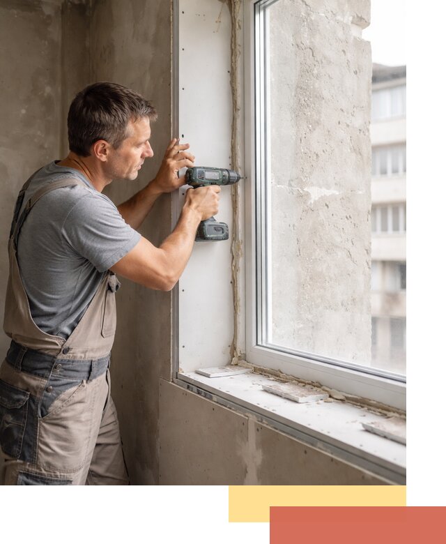 Монтаж гипсокартонных откосов в Белове под ключ