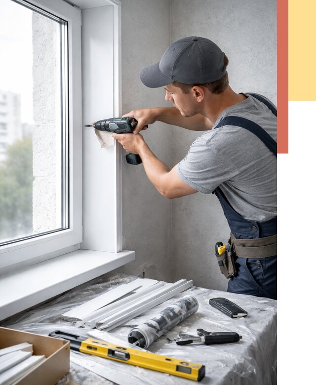 Установка пластиковых откосов в Белове от 2443 руб. | ОТДЕЛОЧНИК-Блв монтаж, быстро и недорого