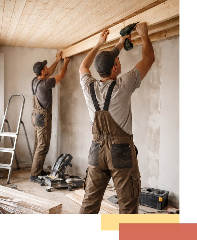 Монтаж потолка из вагонки в Белове профессионально и аккуратно