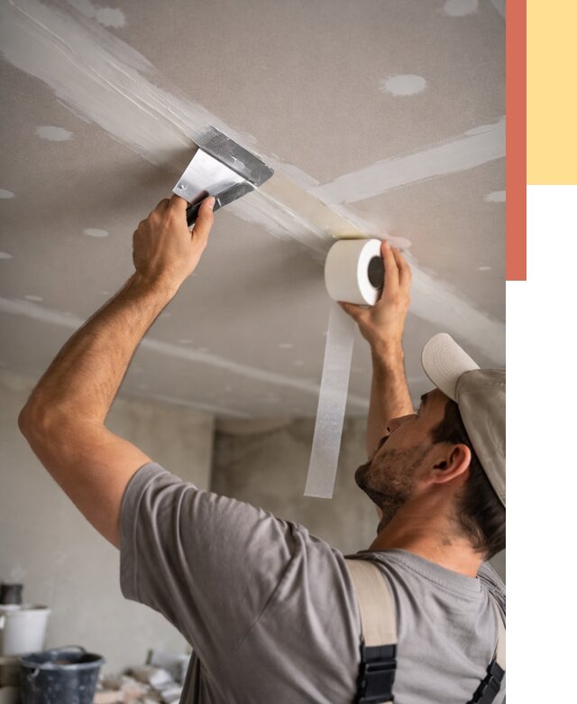 Обработка швов потолка ГКЛ в Белове от 8144 руб. под ключ | ОТДЕЛОЧНИК-Блв