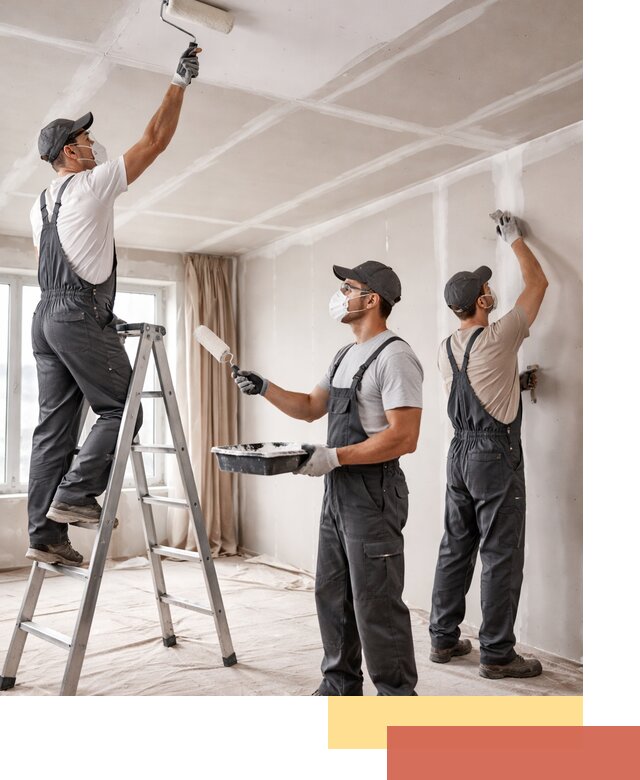 Покраска потолка из гипсокартона в Белове качественно и недорого