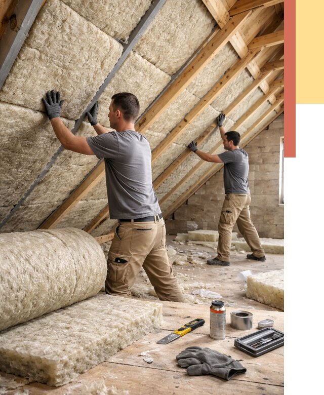 Утепление потолка минватой в Белове от 1575 руб. — быстро и недорого | ОТДЕЛОЧНИК-Блв