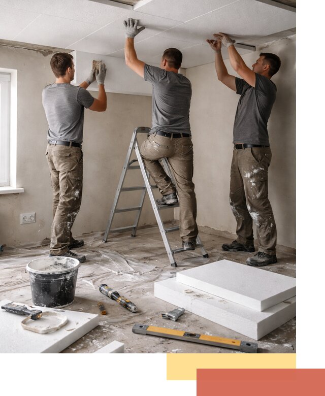 Утепление потолка пенопластом в Белове быстро и качественно