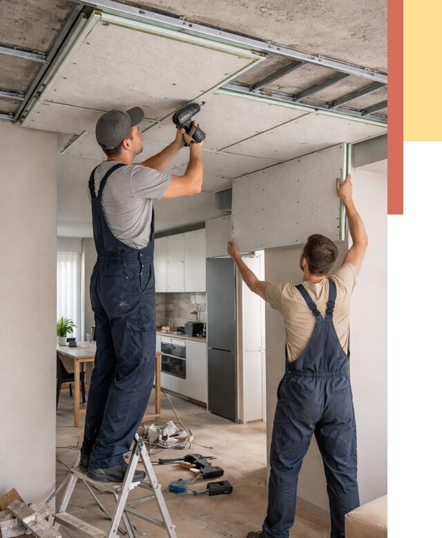 Шумоизоляция потолка панелями зипс в Белове от 2009 руб. под ключ | ОТДЕЛОЧНИК-Блв